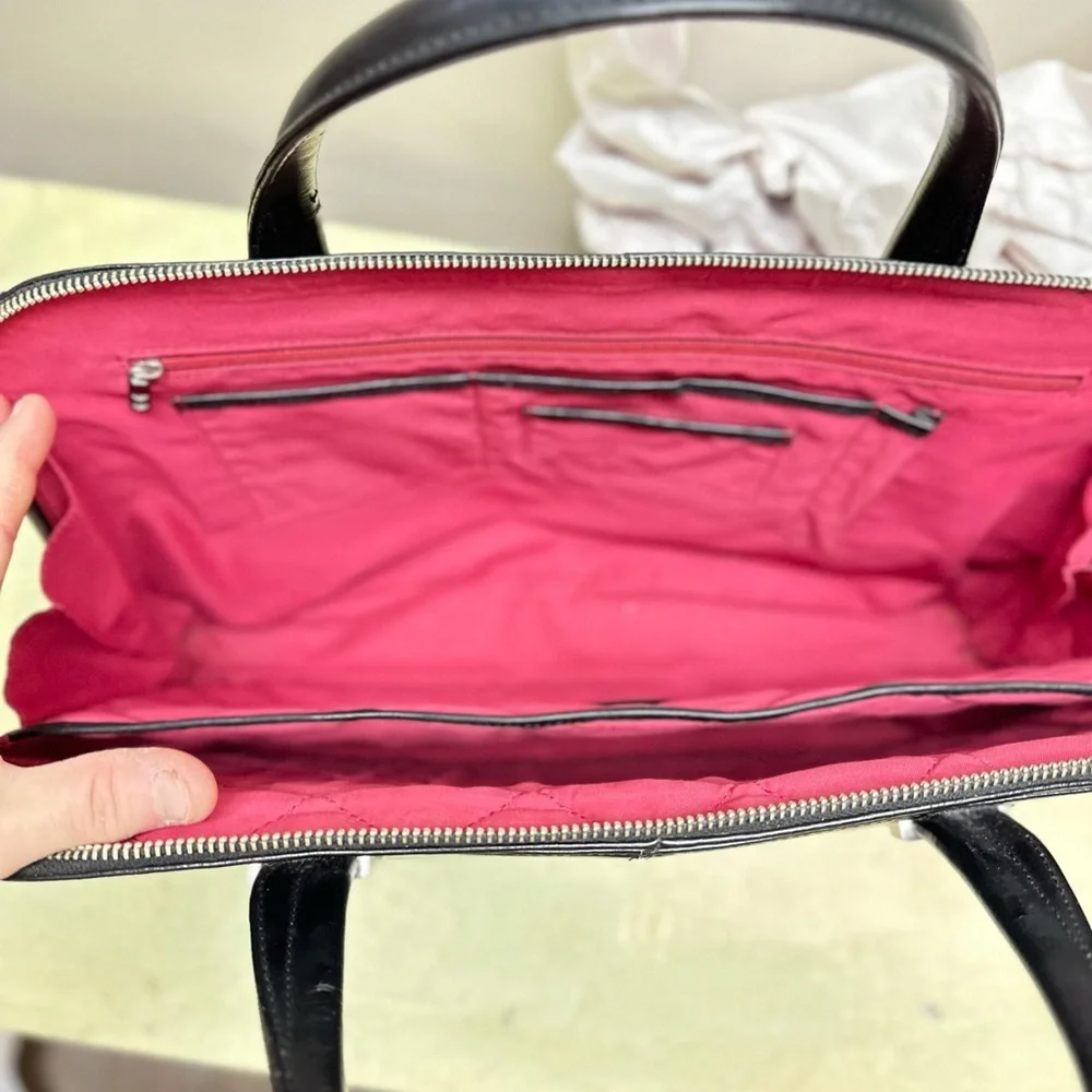 Rubi knomo lap top/brief case quilted inside normal wear preowned
